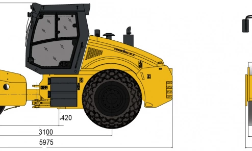 Каток дорожный CDM514B